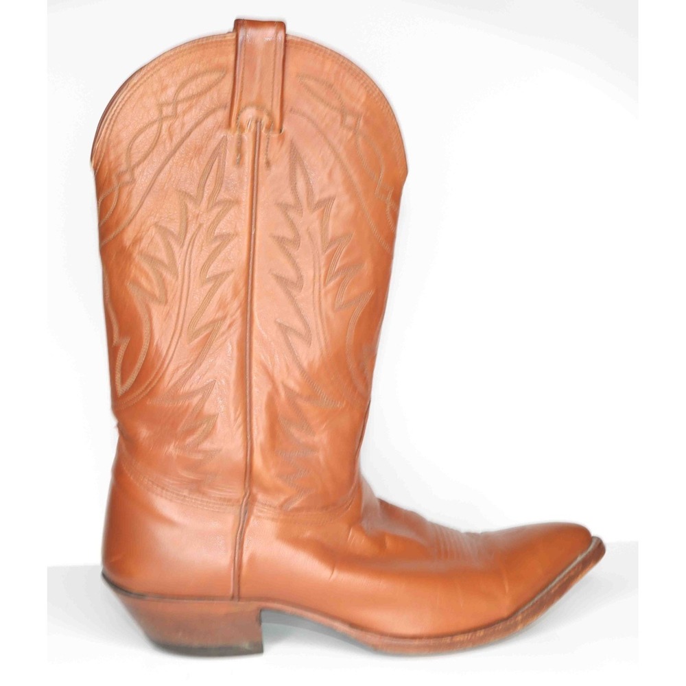 Nocona Brown Leather Western Cowboy Boot 7529 Womens Size 8 1/2‎ D - Picture 2 of 16